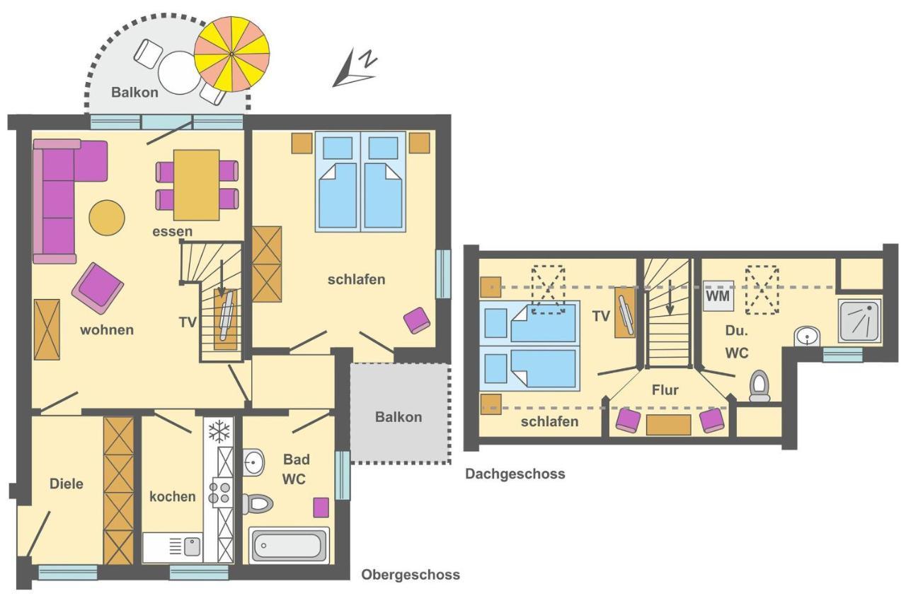 Ferienpark Freesenbruch Wohnung 2 6 - Windrose Zingst Extérieur photo